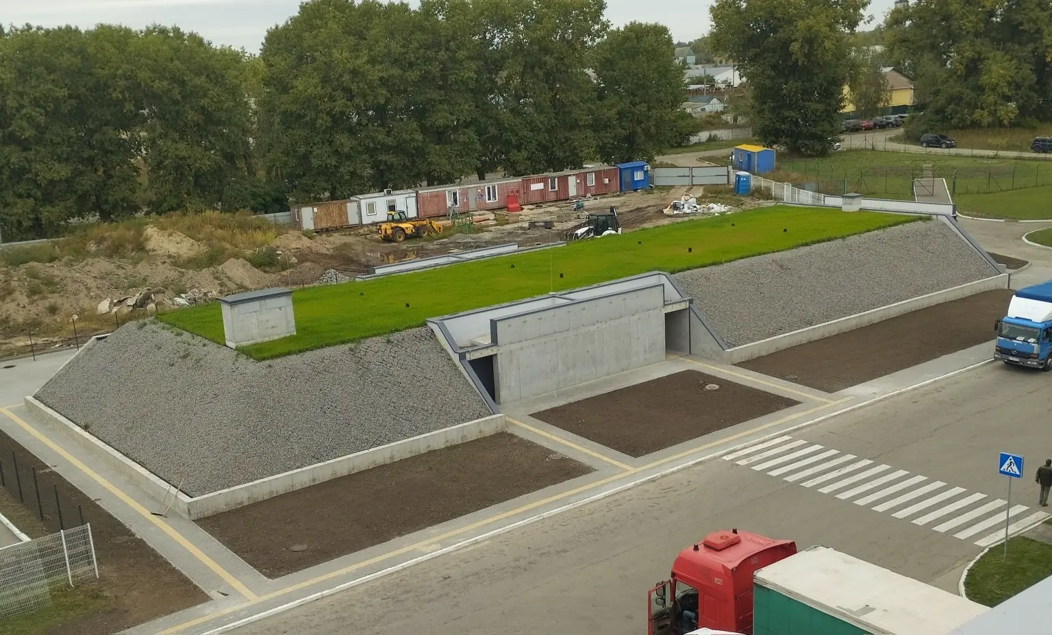 Противорадиационное убежище FM Logistic в с. Дударков — технический надзор строительства убежища